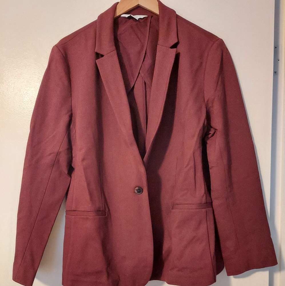 Old Navy burgundy blazer